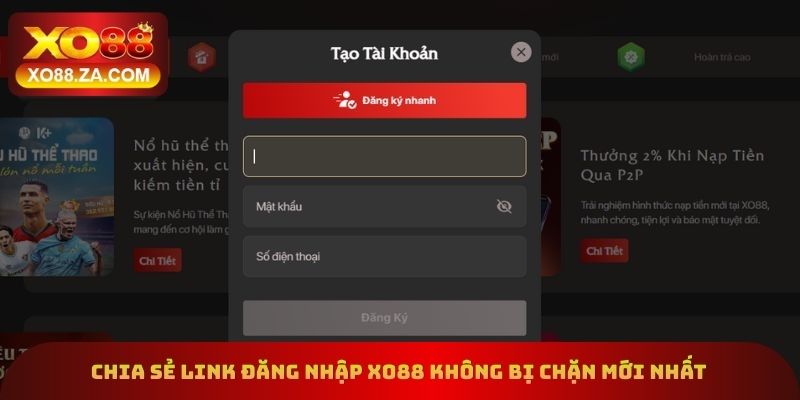 Chia sẻ link đăng nhập xo88 không bị chặn mới nhất
