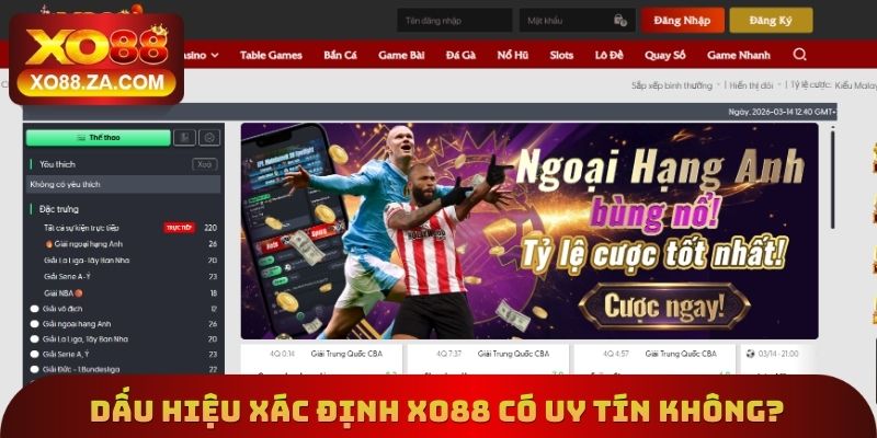 Dấu hiệu xác định Xo88 có uy tín không?