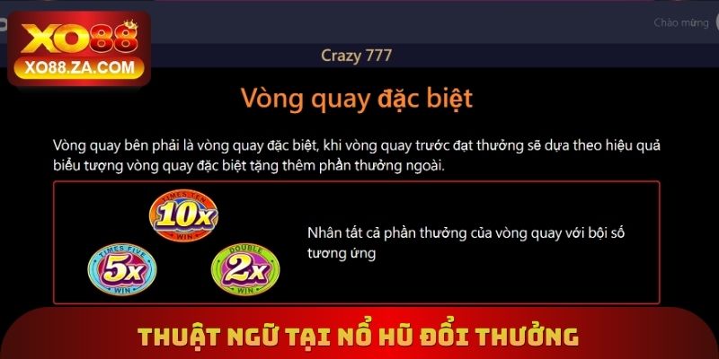 Thuật ngữ tại nổ hũ đổi thưởng